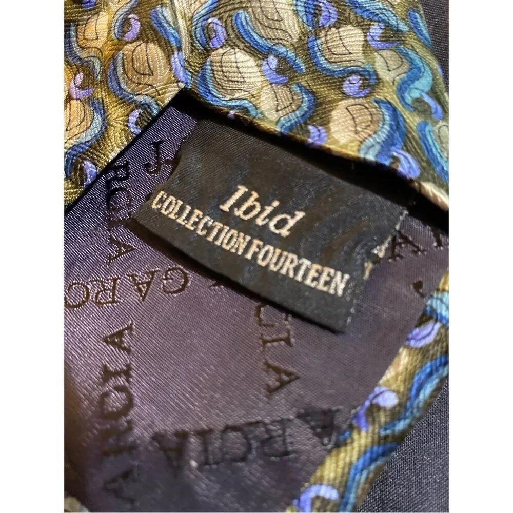 J.Garcia men’s vintage ibid collection, 100% silk tie, 58